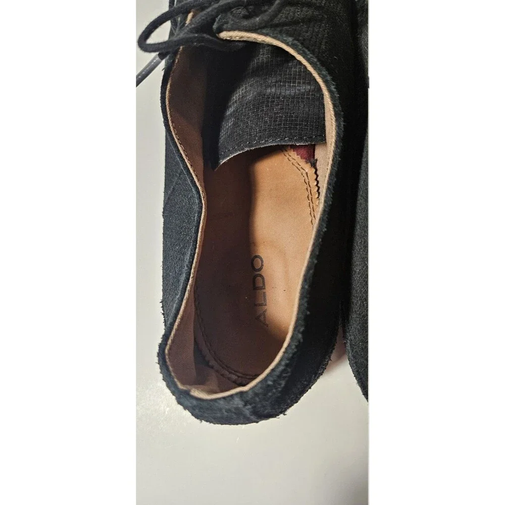ALDO Men's Black Suede Chukka Black Size US 10 / EUR 43